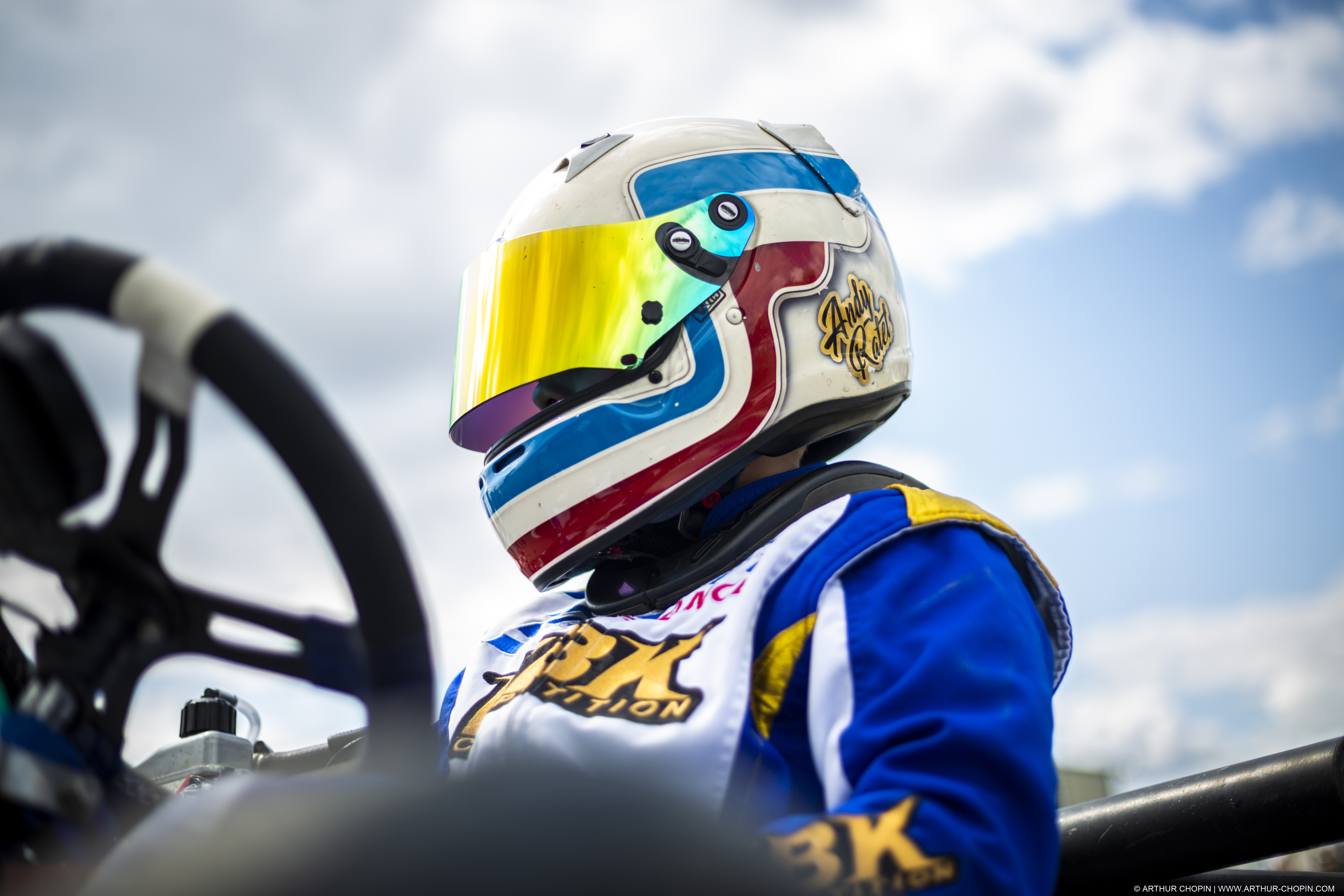 Un nouveau venu chez Double-Mixte : Andy Ratel pilote de kart
